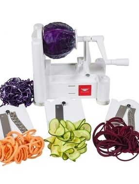 Paderno 3-Blade Vegetable Slicer/Spiralizer